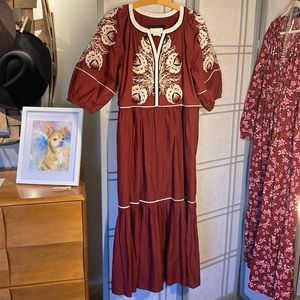 Anthropologie Boho Maxi Dress